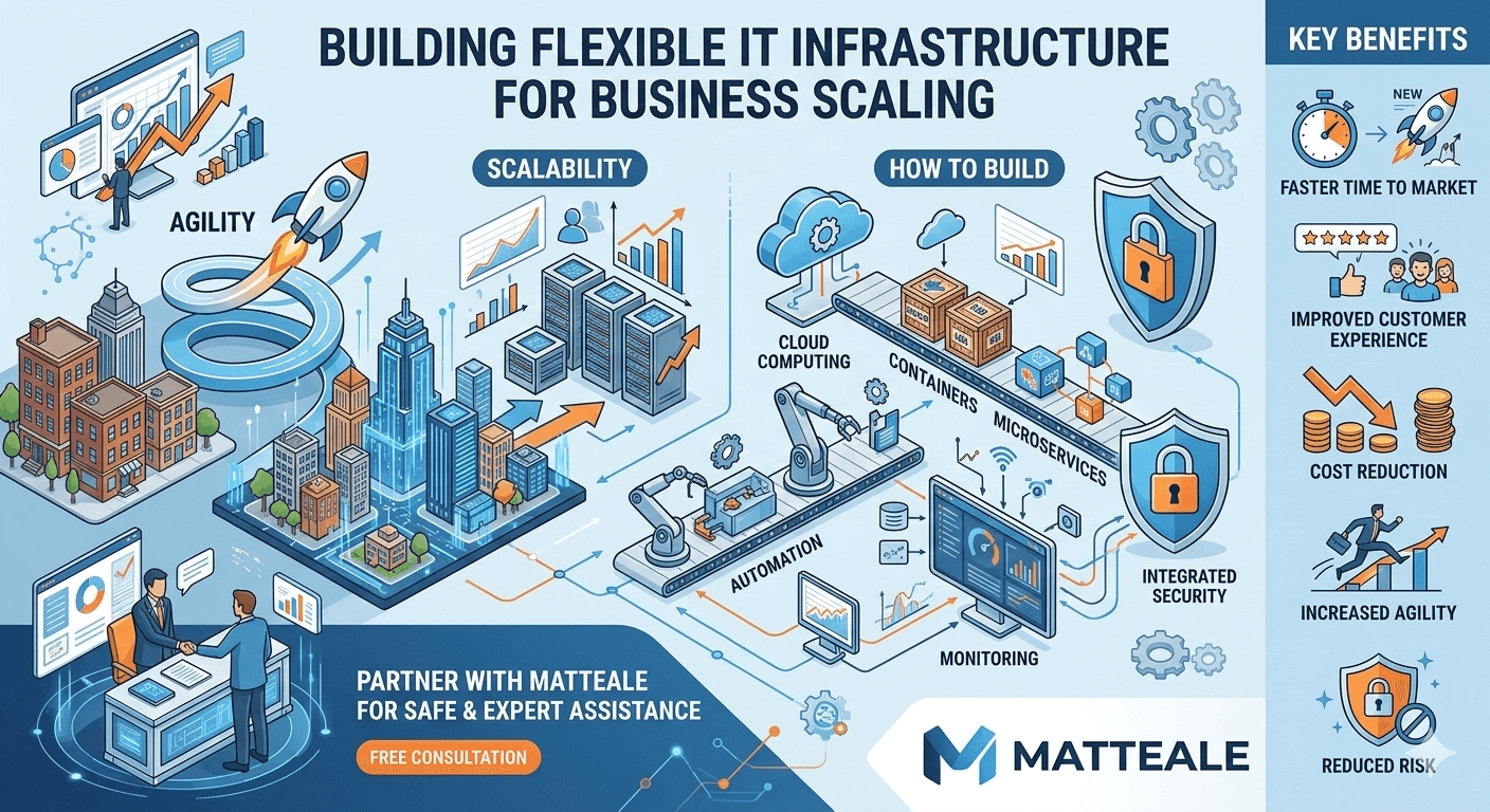 Scalează-ți afacerea fără griji cu o infrastructură IT flexibilă!